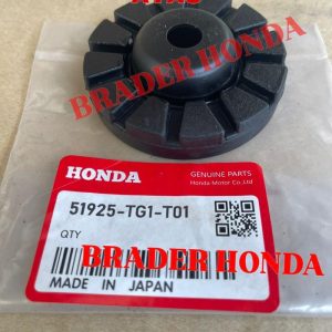 Tatakan Atas Rebound Stop Support Shockbreaket Brio Satya Mobilio Wrv Brv Gen 1 2 Dg1 Dg3 2012 2013 2014 2015 2016 2017 2018 2019 2020 2021 2022 2023 2024 2025 Honda 51925-Tg1-T01 Karet Damper Upper Suport Shock Absorber Original asli Ori