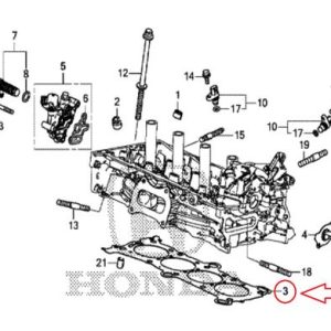 Packing Paking Head Mesin Silinder Cylinder Head Honda Oydssey Accord Cr 2015 2016 2017 2018 2019 Original Original asli Ori