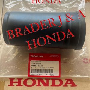 Tutup Abu Shockbreaker Karet Dust Belakang Jazz Gk5 S Rs Hrv Gen 2 Ru1 Ru5 Prestige City Gm6 Gn5 Hatchback 2014 2015 2016 2017 2018 2019 2020 2021 Honda 52686-T5A-J01 Cover Stopper Support Penutup Boot Shock Absorber Suport Rubber Bump Original asli Ori