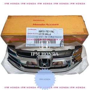 Chroome Front Grill Gril Grille Moulding Depan Krom Crom Chrome Honda Mobilio 2014 2015 Original asli Ori