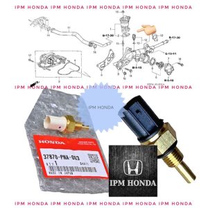 37870 Pna Plc Switch Sensor Tw Ect Water Temperature Radiator Honda Crv Rd4 Rd5 Gen 2 Crv Gen 3 2.0 2000Cc 2002-2012 Stream 1.7 1700Cc 2.0 2000Cc 2002-2006 Accord Cm5 2003-2007 Civic Es Vtis Century Fd Fd1 2001-2011 Jazz Gd3 City Gd8 Idsi Vtec Original asli Ori