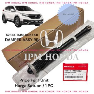 52610 Tmm Damper Assy Shock Absorber Breaker Complete Support Tutup Abu Debu Stopper Honda Crv Gen 5 Rw Rw1 Rw3 Prestige Turbo 2018 2019 2020 2021 2022 2023 Original asli Ori