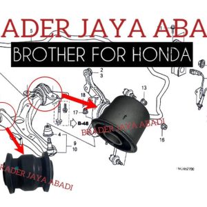 Busing Bushing Bos Lower Arm Depan Sayap Bawah Jazz Ge8 City Gm2 Freed Gb3 Brio Cbu Original asli Ori