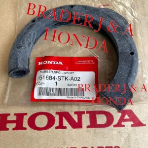 Karet Per Keong Bawah Shock Breaker Spring Tatakan Bawah Crv Gen 3 4 Re1 Re3 Rm1 Rm3 Prestige 2007 2008 2009 2010 2011 2012 2013 2014 2015 2016 2017 Honda 51684-Stk-A01 51694-Stk-A01 Shock Absorber Kanan Kiri Lower Mount Mt Original asli Ori