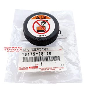 Tutup Tabung Reservoir Radiator Kijang Innova Reborn Fortuner Vrz Hilux Diesel Altis Camry Alphard Vellfire Hiace Land Cruiser Lexus Original 16475-28140 Tutup Tabung Radiator Tutup Reservoir Radiator Tutup Tabung Cadangan Air Radiator 108Kpa 108 Kpa Original ori asli