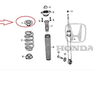 Tatakan Per Shock Breaker Belakang Bagian Atas Honda Civic Turbo 1500C