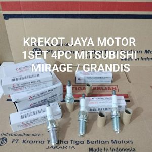 Busi Sprak Plug Iridium Mitsubishi Mirage , Grandis 1Set 4Pc Original Japan Baru Bergaransi Original ori asli