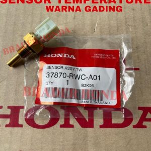 Sensor Tw Temperatur Water Etc Radiator Jazz Ge8 Gk5 S Rs Brv Brio Wrv Mobilio Crz Freed Accord Cp2 Cr2 Odyssey Rc1 Hrv Ru1 Rv3 City Gm Gn5 Hatchback Civic Fb1 Fk1 Se1 Crv Gen 3 4 5 6 Re1 Rm1 Rw1 Rs5 Honda 37870-Rwc-A01 Switch Temp Panas Thermo Thermostat Original asli Ori
