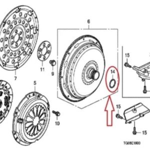 Karet Sil Seal Oring O Ring Torque Torsi Converter Konverter Kruk As Kopling Transmisi Honda Jazz Rs Gk5 City Gm6 City Rs Hatchback Mobilio Brio Brv Hrv Civic Fc Fk Rs Hatchback Sedan Turbo 2014 2015 2016 2017 2018 2019 2020 2021 2022 2023 Original Original asli Ori