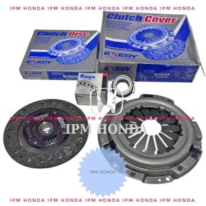 Pt1 Kopling Set Disc Clutch Cover Bearing Plat Dekrup Matahari Drek Drag Lahar Laher Honda Accord Maestro 1990-1993 Cielo 1994-1997 Cg1 S84 S86 1998-2002 Exedy Koyo Japan Original asli Ori