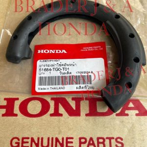 Karet Per Keong Bawah Shock Breaker Spring Jazz Ge8 Gk5 Mobilio Brio Freed City Gm2 Gm6 2008 2009 2010 2011 2012 2013 2014 2015 2016 2017 2018 2019 2020 2021 Honda 51684-Tg0-T01 Tatakan Bawah Shock Absorber Kanan Kiri Lower Mount Mt Original asli Ori